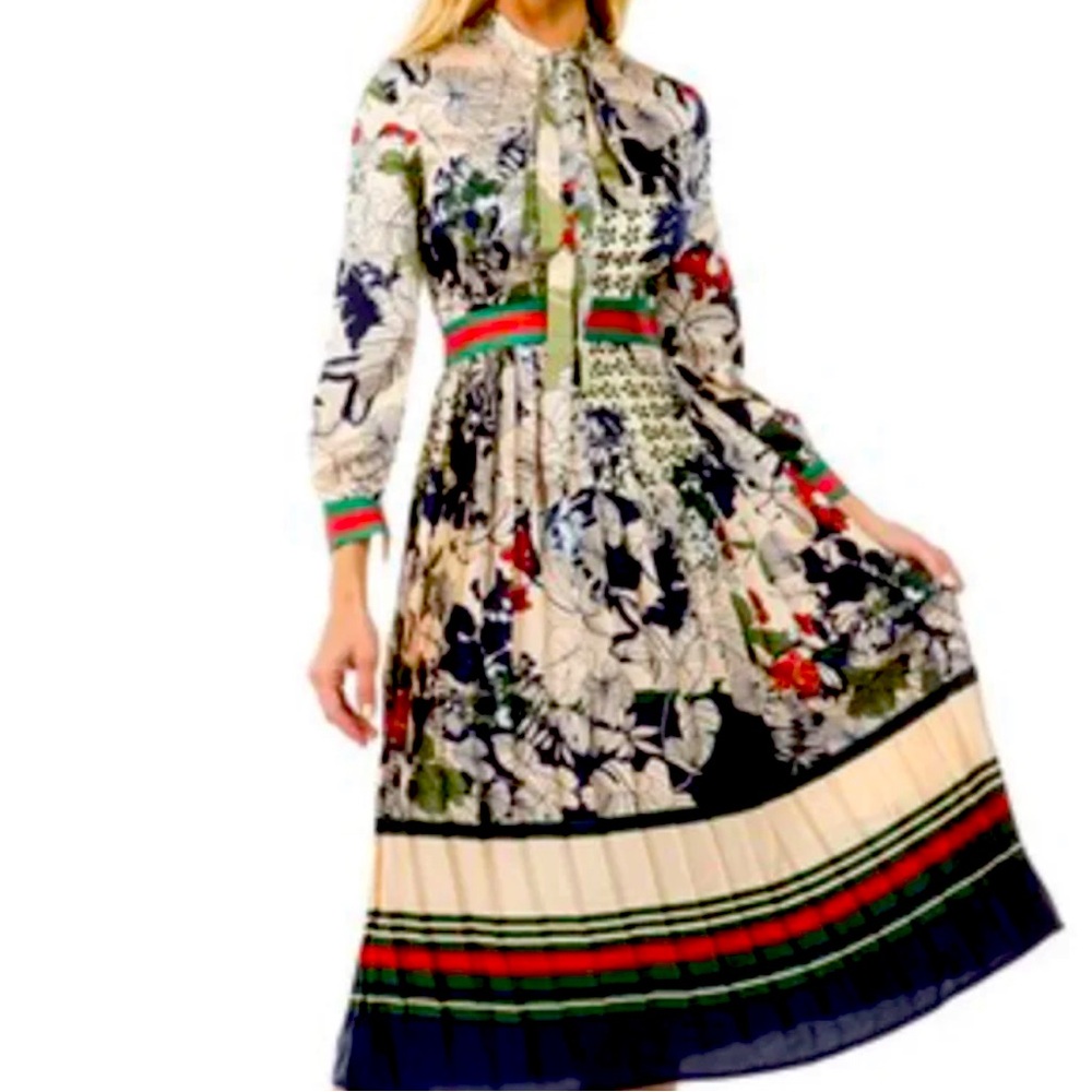 LAI MENG Five Cats Dress